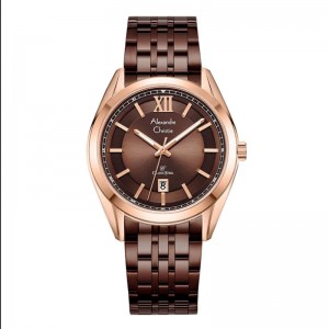 Alexandre Christie AC 8690 Rosegold Brown Man MDBROBO
